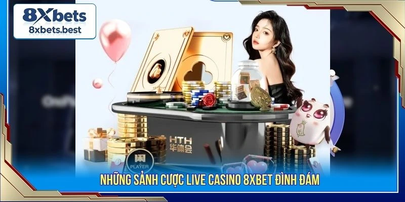Casino 8XBET - Thế Giới Đánh Bài Đẳng Cấp Châu Á 2026 3 Những sảnh cược live casino 8XBET đình đám