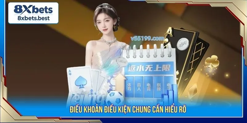 Điều Khoản Điều Kiện 8XBET - Quy Định Quan Trọng Cần Biết 1 Điều khoản điều kiện chung cần hiểu rõ